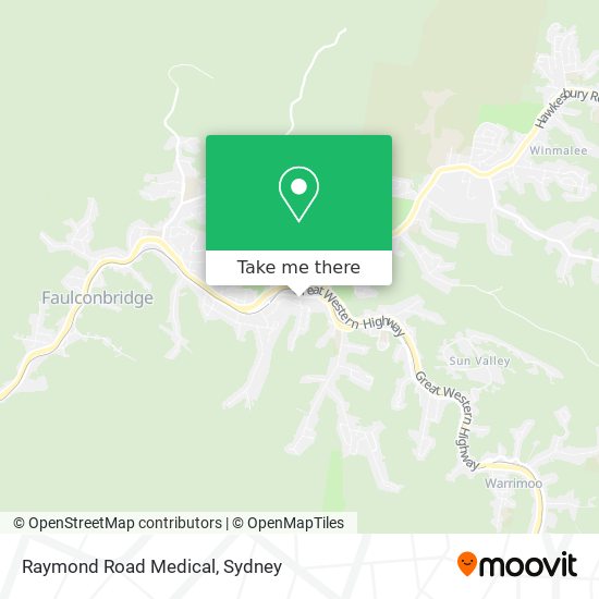 Raymond Road Medical map