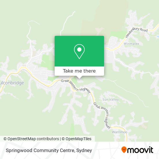 Springwood Community Centre map