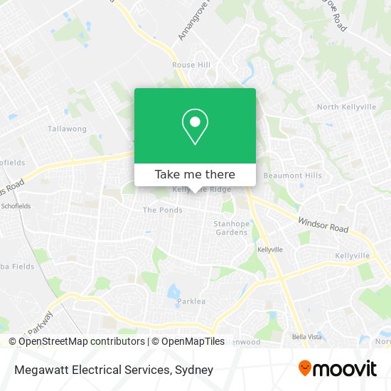 Mapa Megawatt Electrical Services