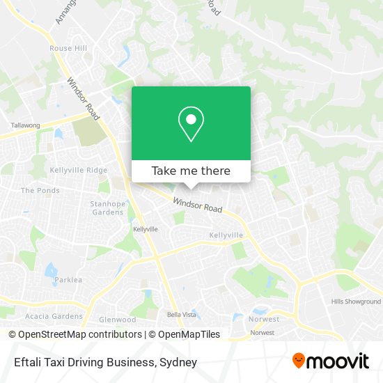 Mapa Eftali Taxi Driving Business