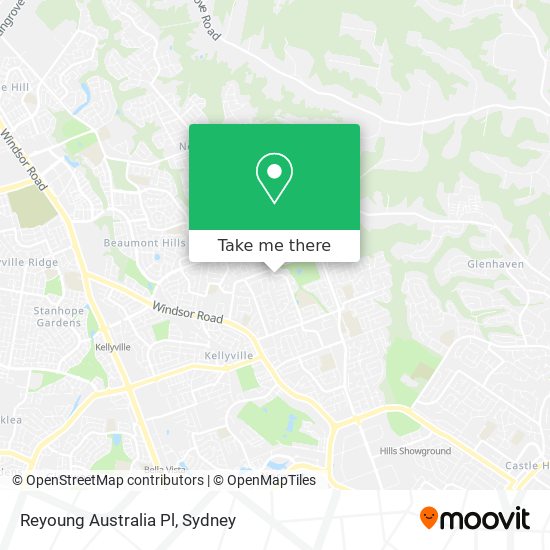 Reyoung Australia Pl map
