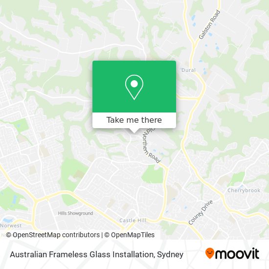 Australian Frameless Glass Installation map