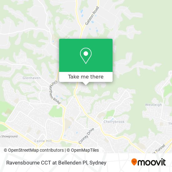 Mapa Ravensbourne CCT at Bellenden Pl