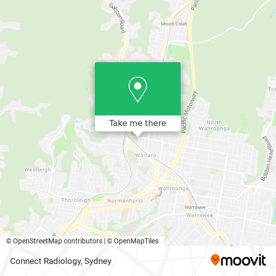 Connect Radiology map