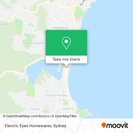 Electric Eyes Homewares map