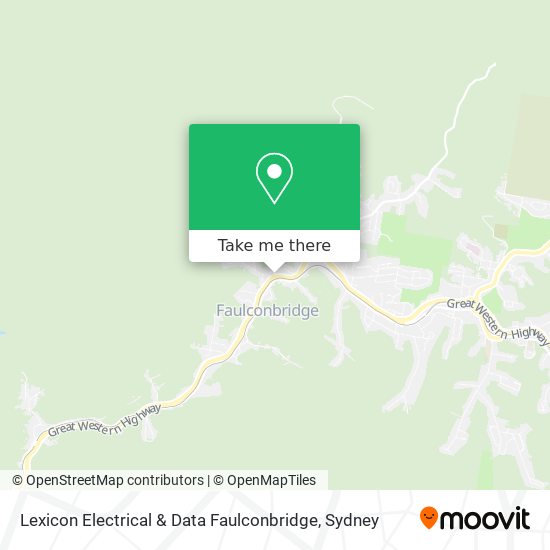 Lexicon Electrical & Data Faulconbridge map