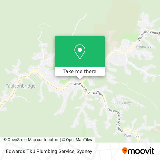 Mapa Edwards T&J Plumbing Service