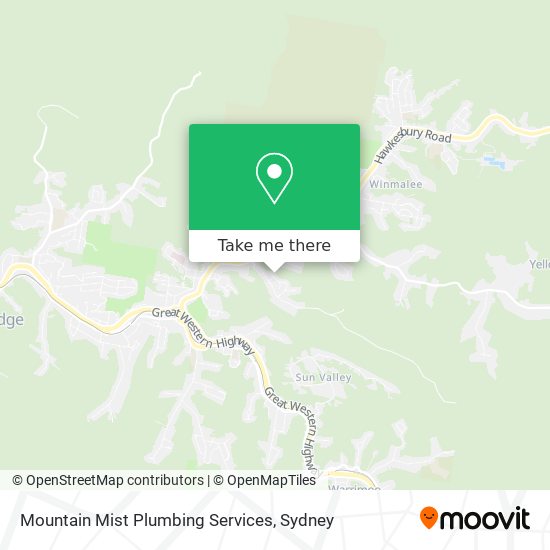 Mountain Mist Plumbing Services map