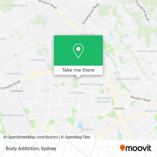 Body Addiction map