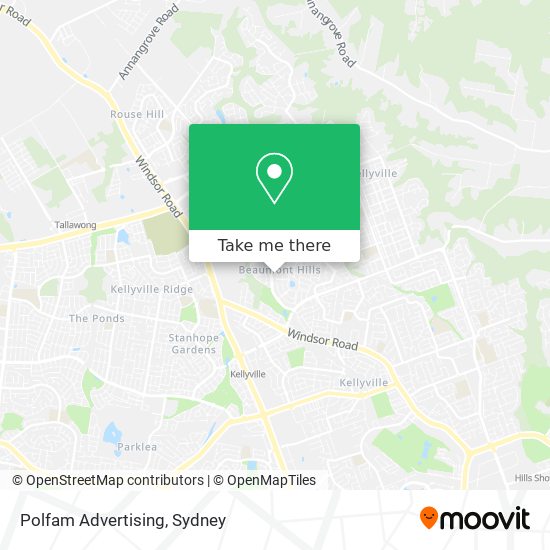 Polfam Advertising map