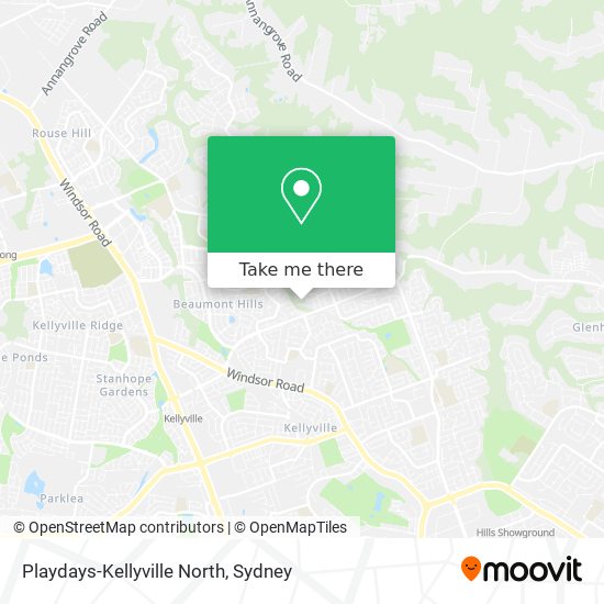 Playdays-Kellyville North map