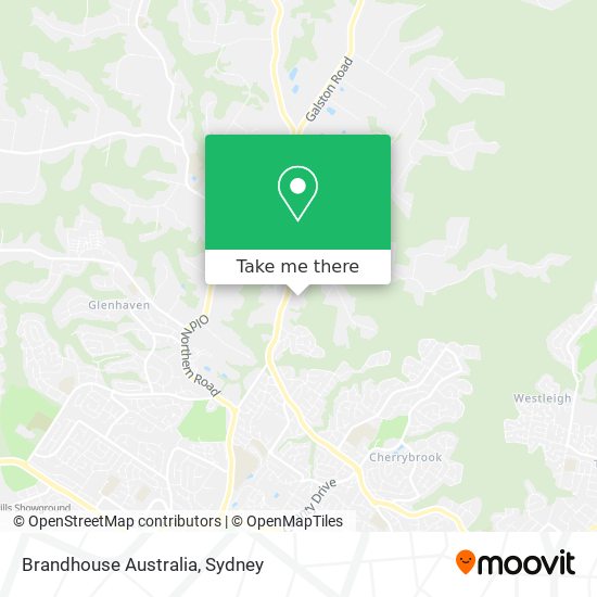 Brandhouse Australia map