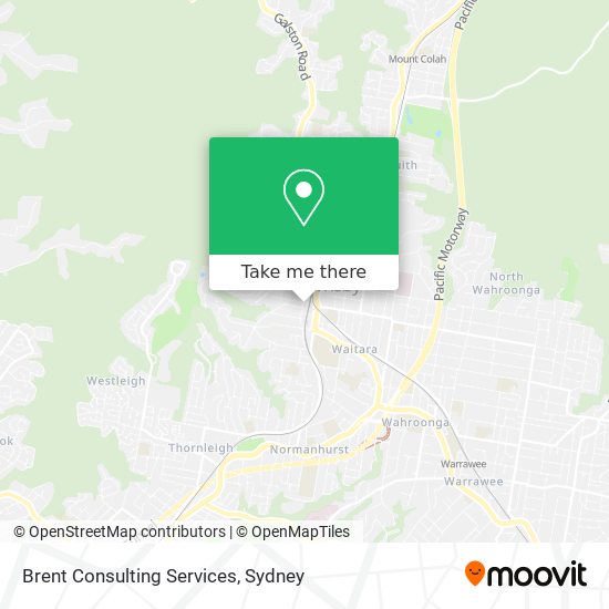 Brent Consulting Services map