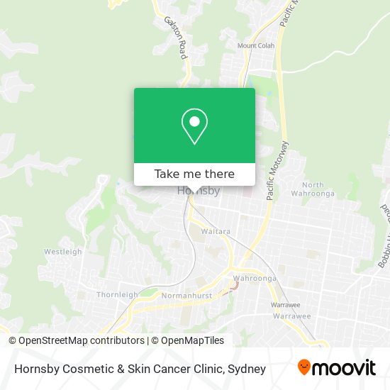 Hornsby Cosmetic & Skin Cancer Clinic map