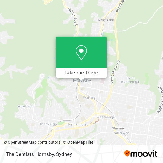 The Dentists Hornsby map