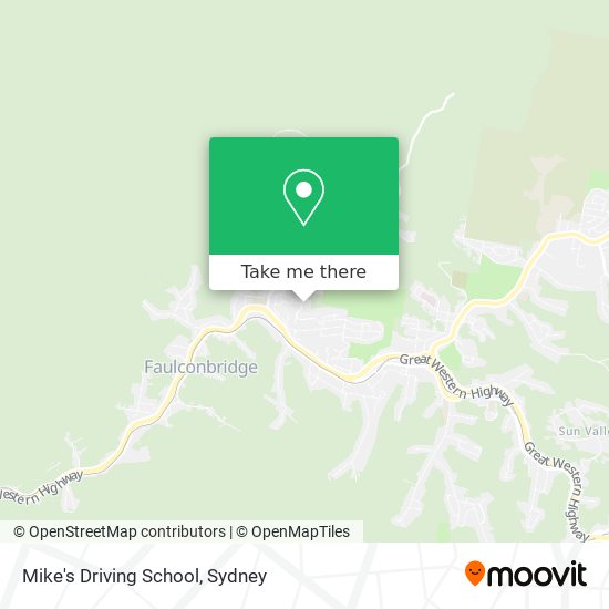 Mike's Driving School map