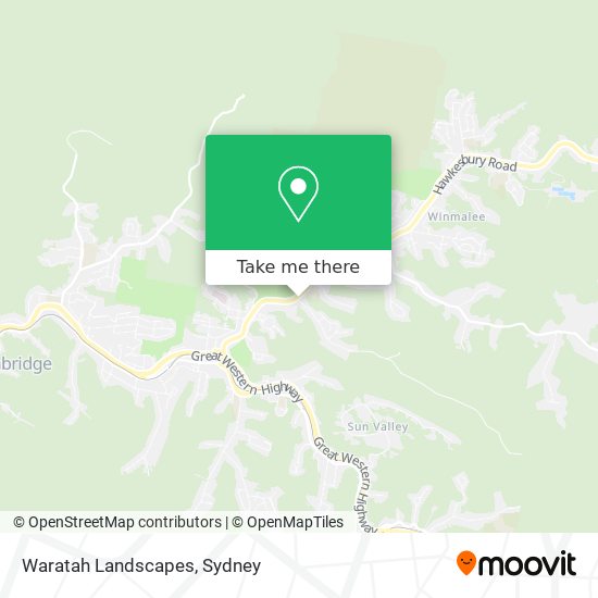 Waratah Landscapes map