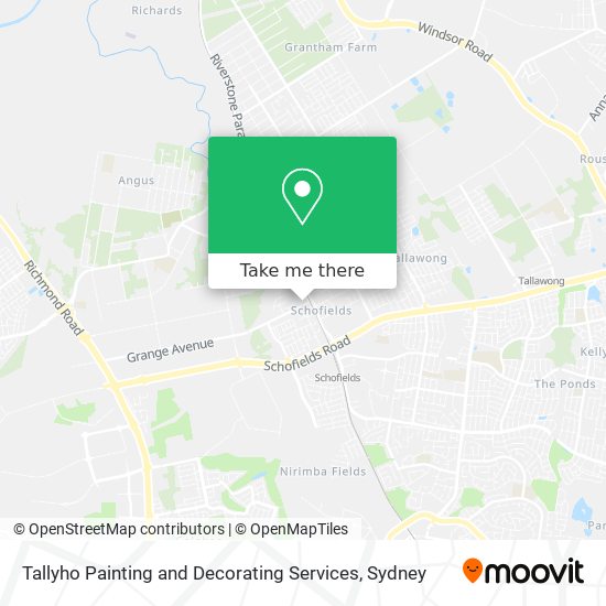 Tallyho Painting and Decorating Services map