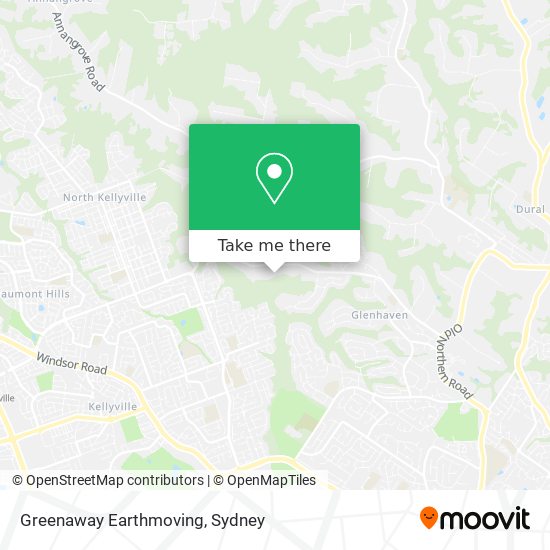 Mapa Greenaway Earthmoving