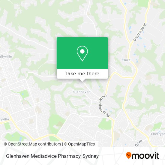 Glenhaven Mediadvice Pharmacy map