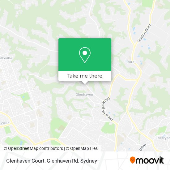 Glenhaven Court, Glenhaven Rd map