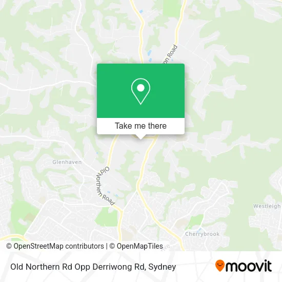 Old Northern Rd Opp Derriwong Rd map