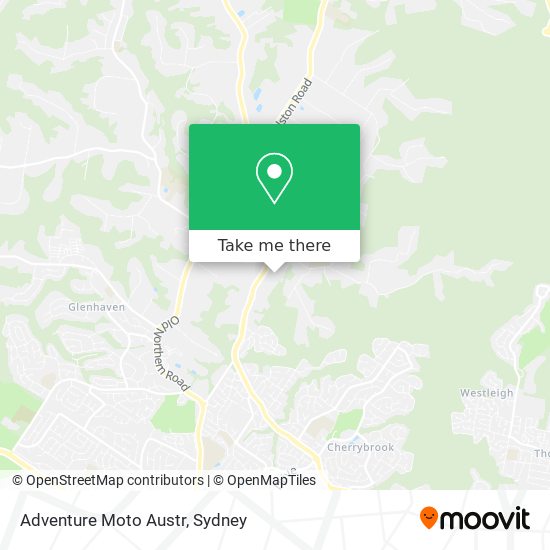Adventure Moto Austr map