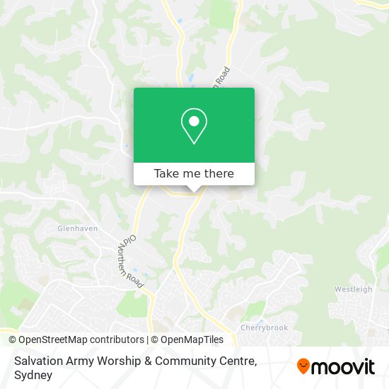 Salvation Army Worship & Community Centre map