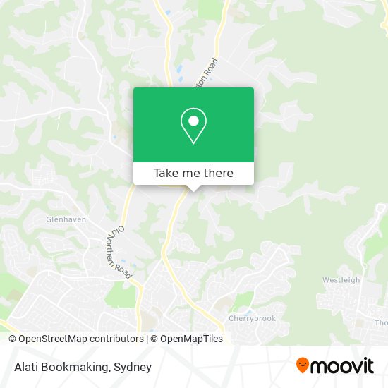 Alati Bookmaking map