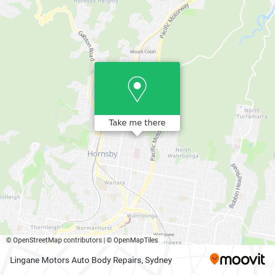 Lingane Motors Auto Body Repairs map