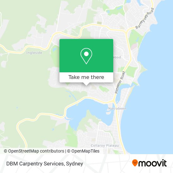 Mapa DBM Carpentry Services