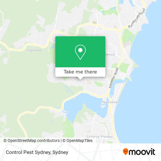 Control Pest Sydney map