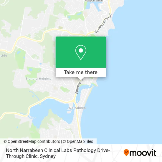 North Narrabeen Clinical Labs Pathology Drive-Through Clinic map