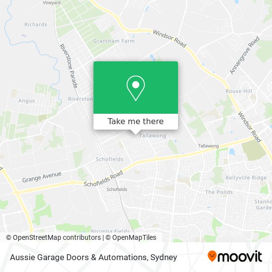 Aussie Garage Doors & Automations map