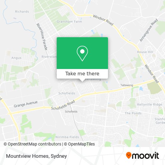 Mountview Homes map