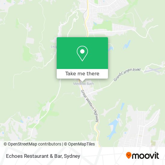Mapa Echoes Restaurant & Bar