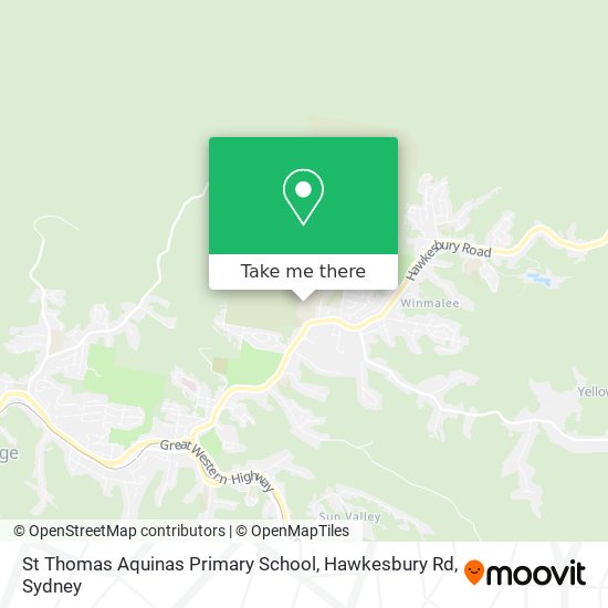 St Thomas Aquinas Primary School, Hawkesbury Rd map