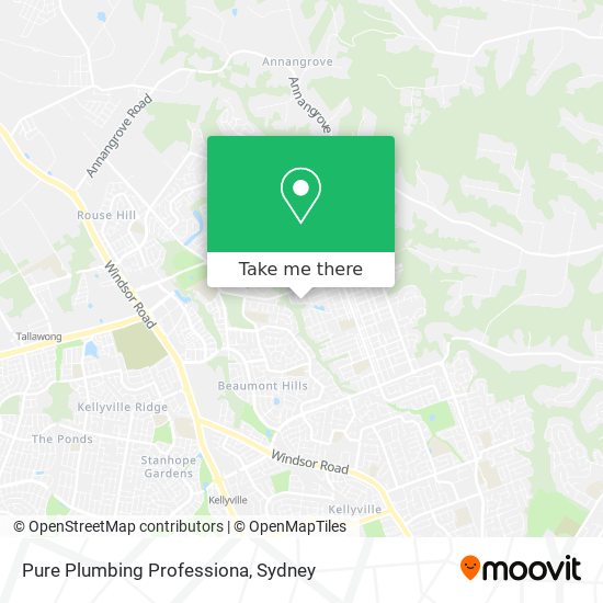 Pure Plumbing Professiona map