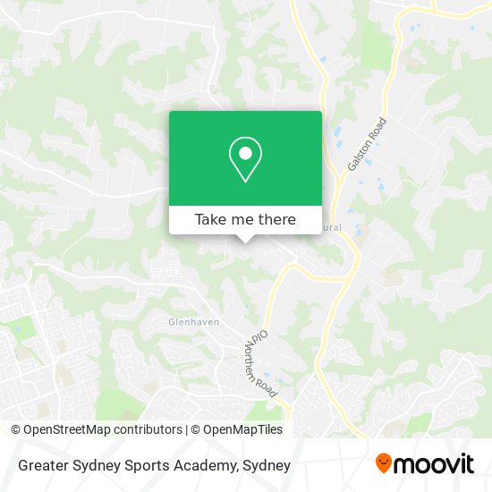 Greater Sydney Sports Academy map