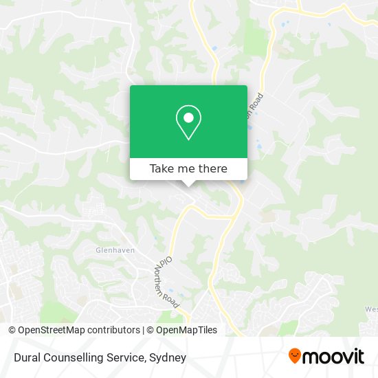 Mapa Dural Counselling Service