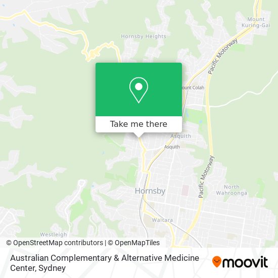 Mapa Australian Complementary & Alternative Medicine Center