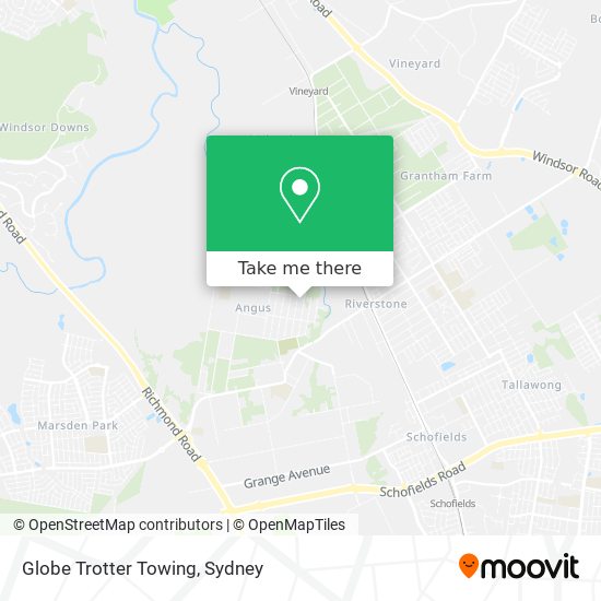 Mapa Globe Trotter Towing