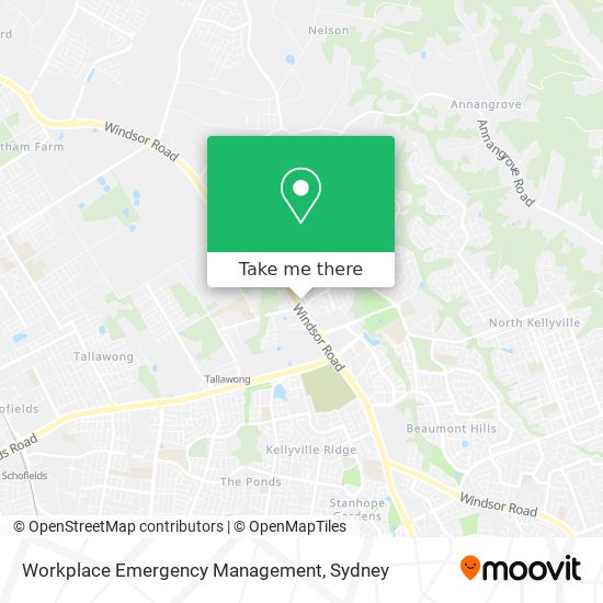 Workplace Emergency Management map