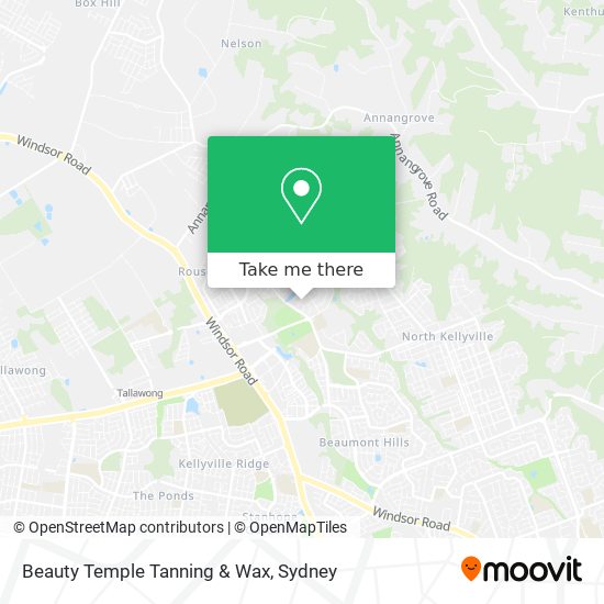 Beauty Temple Tanning & Wax map