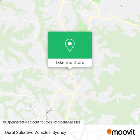 Dural Selective Vehicles map