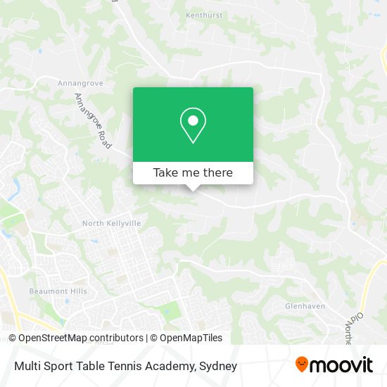 Multi Sport Table Tennis Academy map