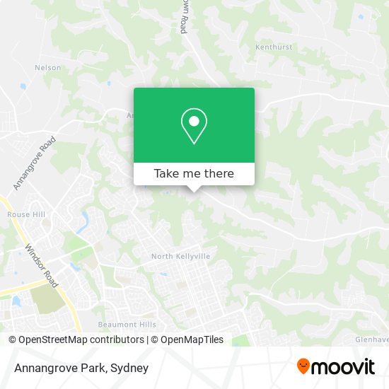 Mapa Annangrove Park