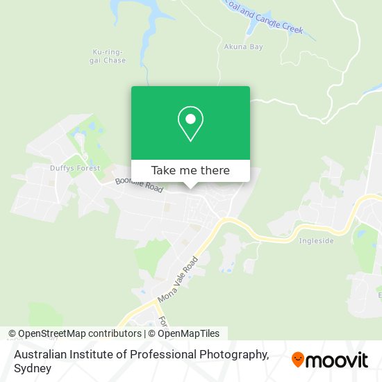 Mapa Australian Institute of Professional Photography