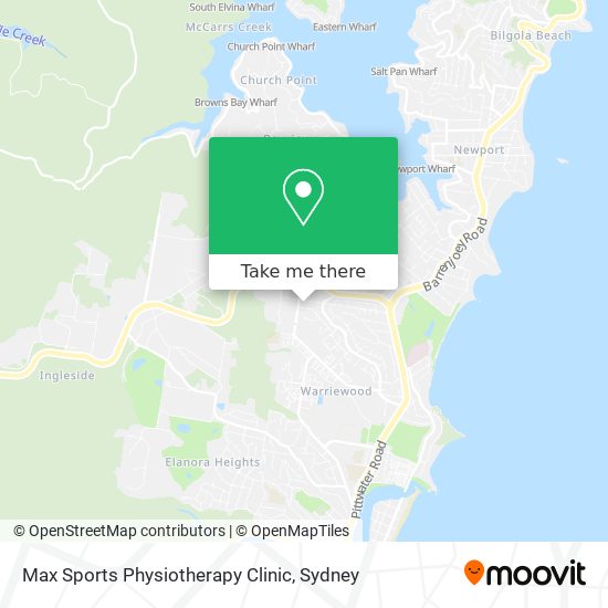 Mapa Max Sports Physiotherapy Clinic