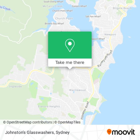 Mapa Johnston's Glasswashers